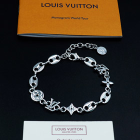 Louis Vuitton LV Letter and Floral Bracelet-4074  